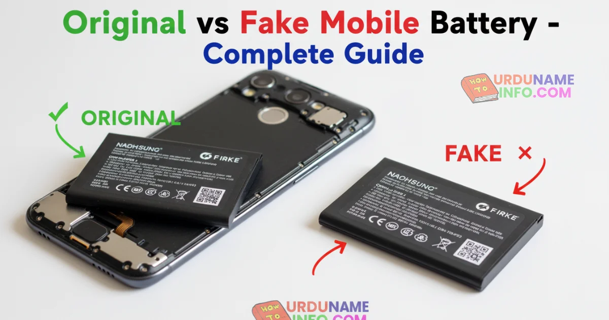 How to Check Original vs Fake Mobile Battery (Full Guide)