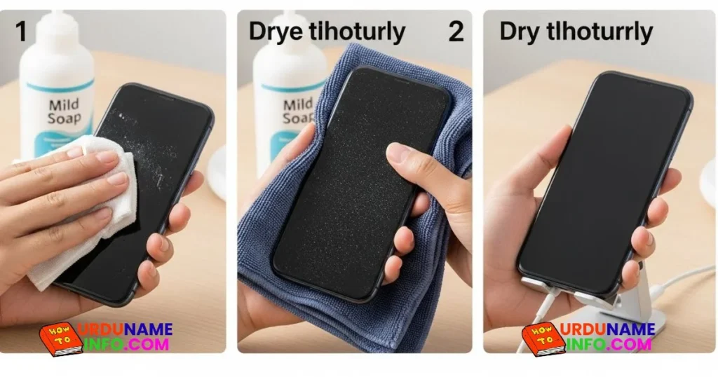 How to Clean Mobile Screen at Home (Without Scratches)