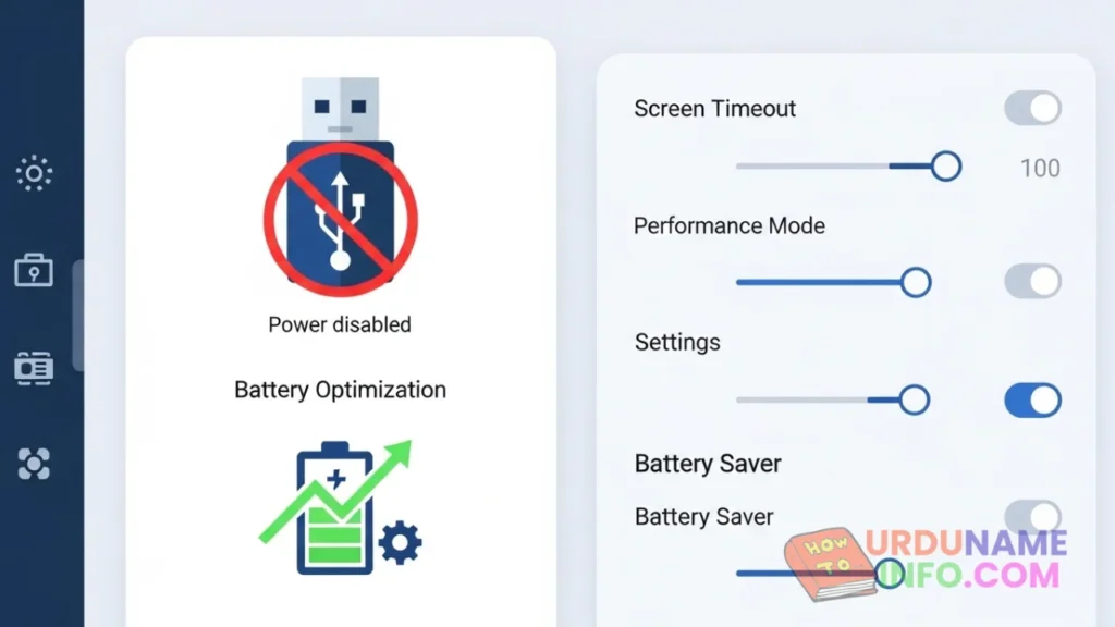 Disable USB Power Saving Settings